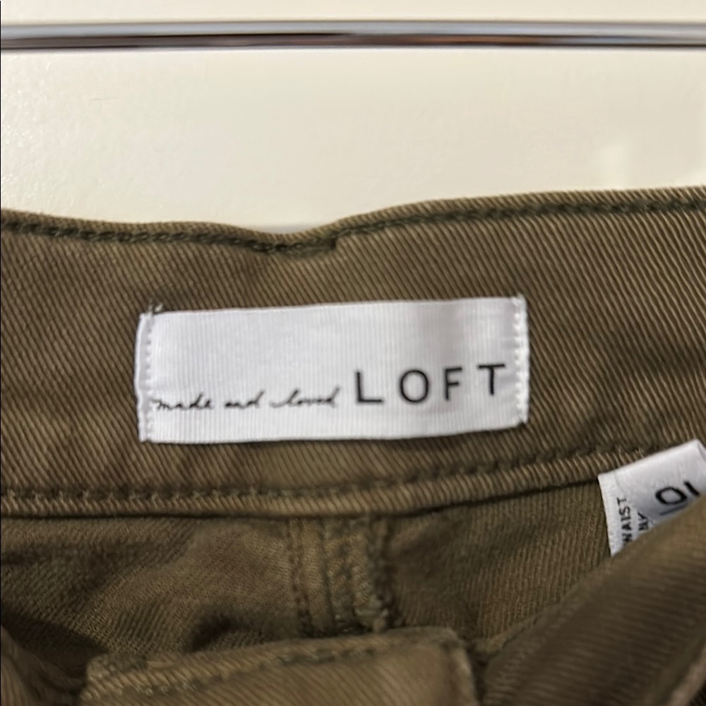 Loft Olive Green Women's Jeans - Picture 2 of 5